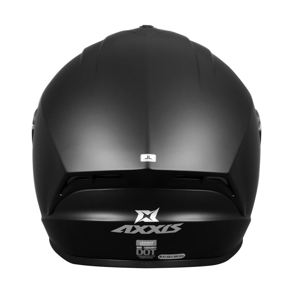 Casco de Moto Axxis Draken Solid V.2 A11 Negro Matte