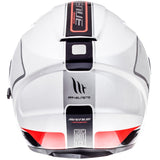 Casco Moto Jet atrás