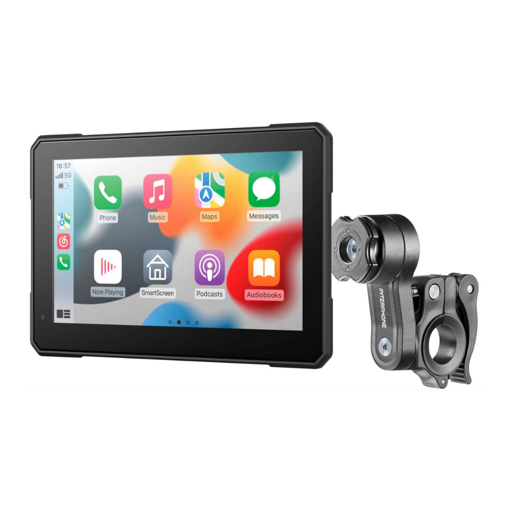 Interphone Pantalla Apple Carplay/Android Moto 7 pulgadas