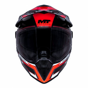 Casco para moto MT Track SV NEXUS  B5 Rojo Brillo