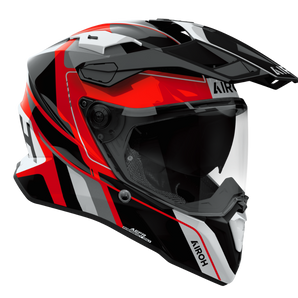 Casco Airoh Commander 2 Skip Rojo Brillo