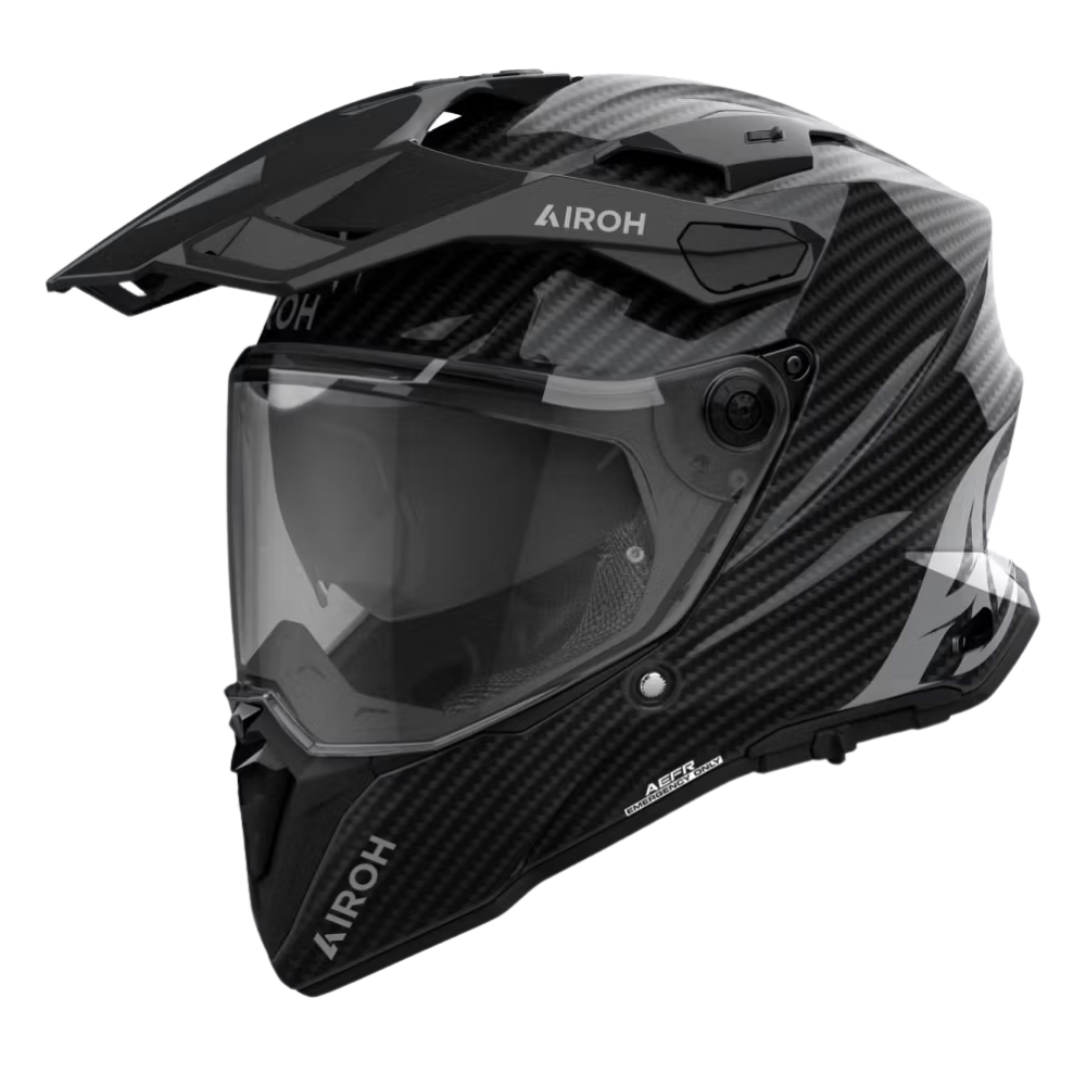 Casco Airoh Commander 2 Carbono Brillo - S