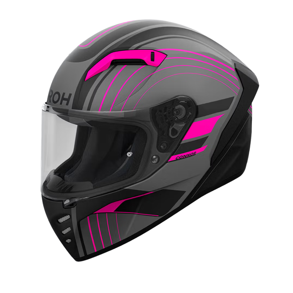 Casco Airoh Connor Achieve Rosado Mate - XS