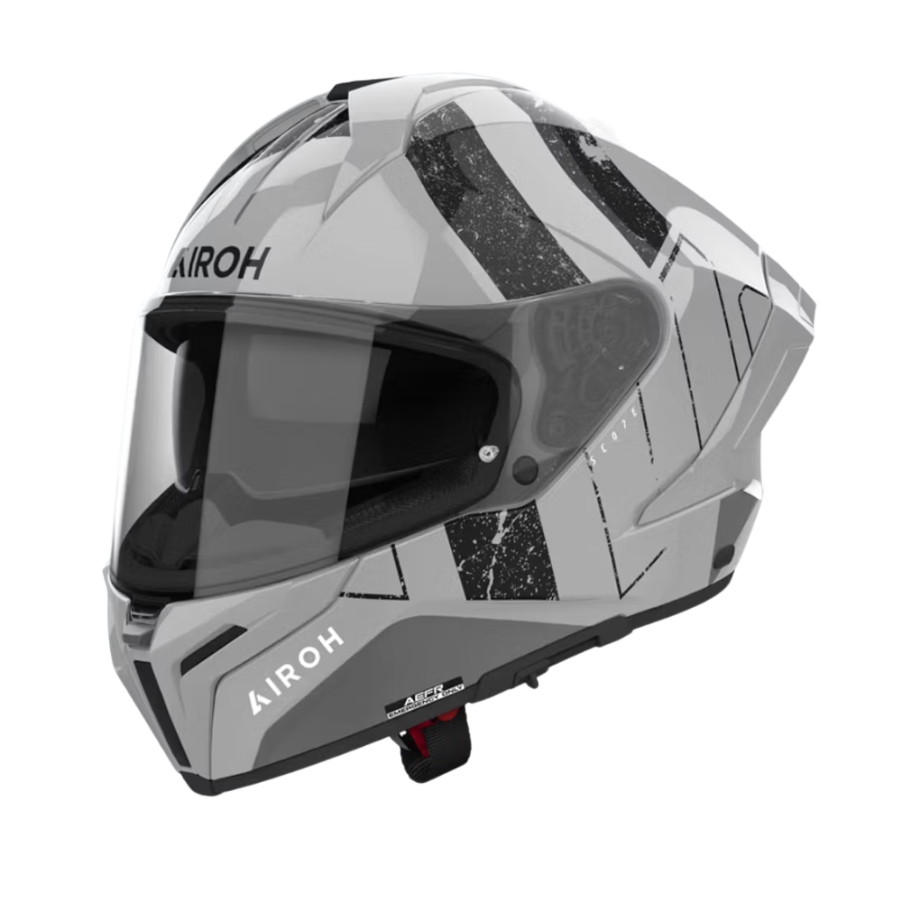 Casco Airoh Matryx Scope Light Gris Brillo - S