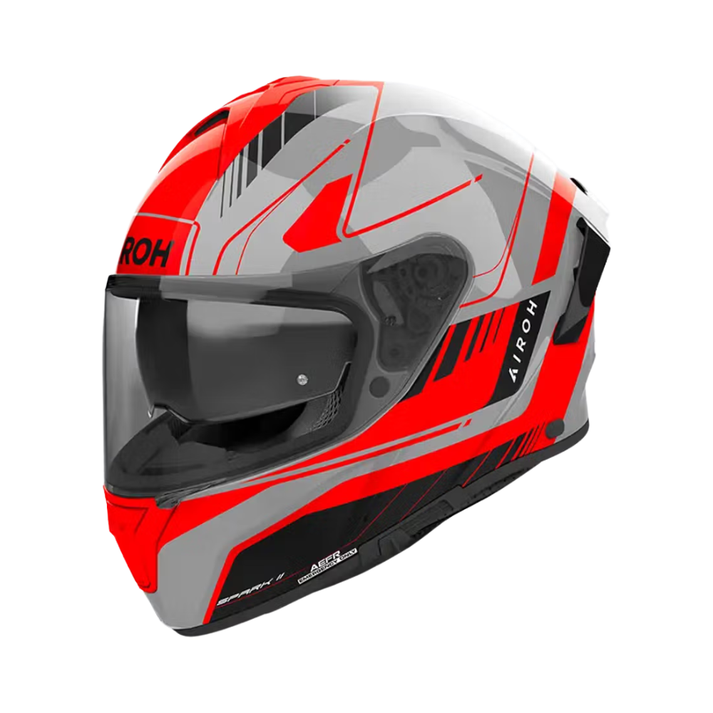 Casco Airoh Spark 2 Chrono Naranjo Brillo - S