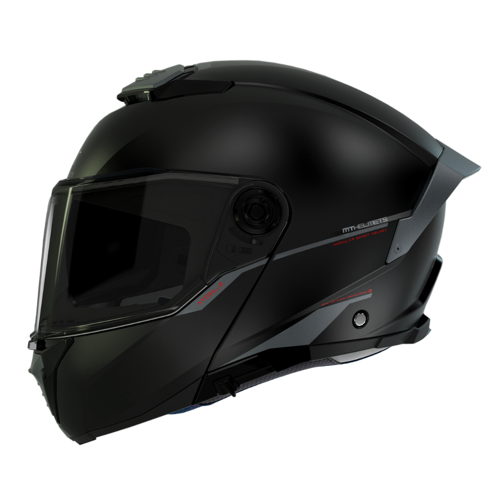 Casco de Moto MT Helmets Atom 2 SV Negro Mate Pinlock incluido