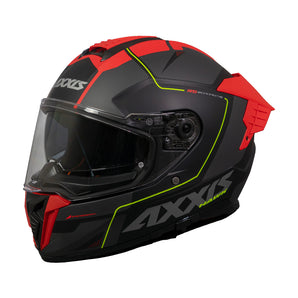 Casco Axxis Hawk SV Spear B25 Rojo Mate