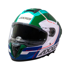 Casco Axxis Hawk SV Spear A6 Verde Brillo