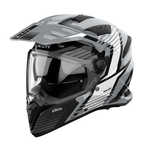 Casco para moto Airoh Bandit Spicy Gris Brillo
