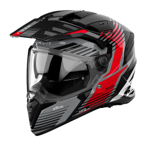 Casco para moto Airoh Bandit Spicy Rojo Brillo