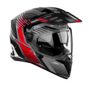 Casco para moto Airoh Bandit Spicy Rojo Brillo