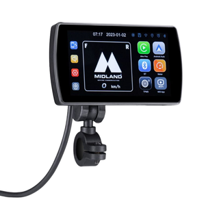 Pantalla Multimedia para Moto Midland Bikeplay Pro + Cable de Alimentación