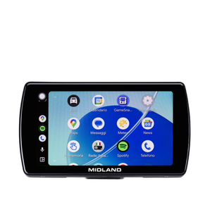 Pantalla Multimedia para Moto Midland Bikeplay Pro + Cable de Alimentación