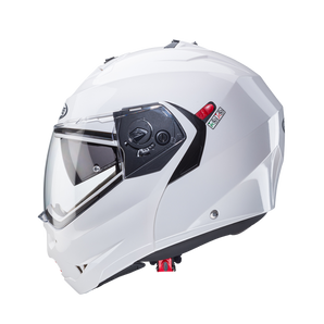 Casco de Moto Abatible CABERG Duke X White Metal
