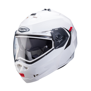 Casco de Moto Abatible CABERG Duke X White Metal