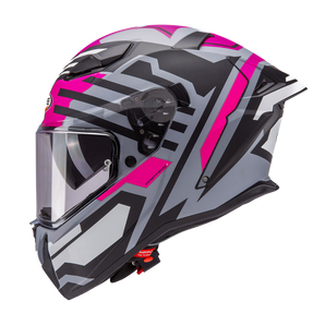 CASCO PARA MOTO CABERG DRIFT EVO II Horizon Matt Grey/Black/Fuchsia