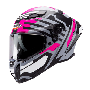 CASCO PARA MOTO CABERG DRIFT EVO II Horizon Matt Grey/Black/Fuchsia