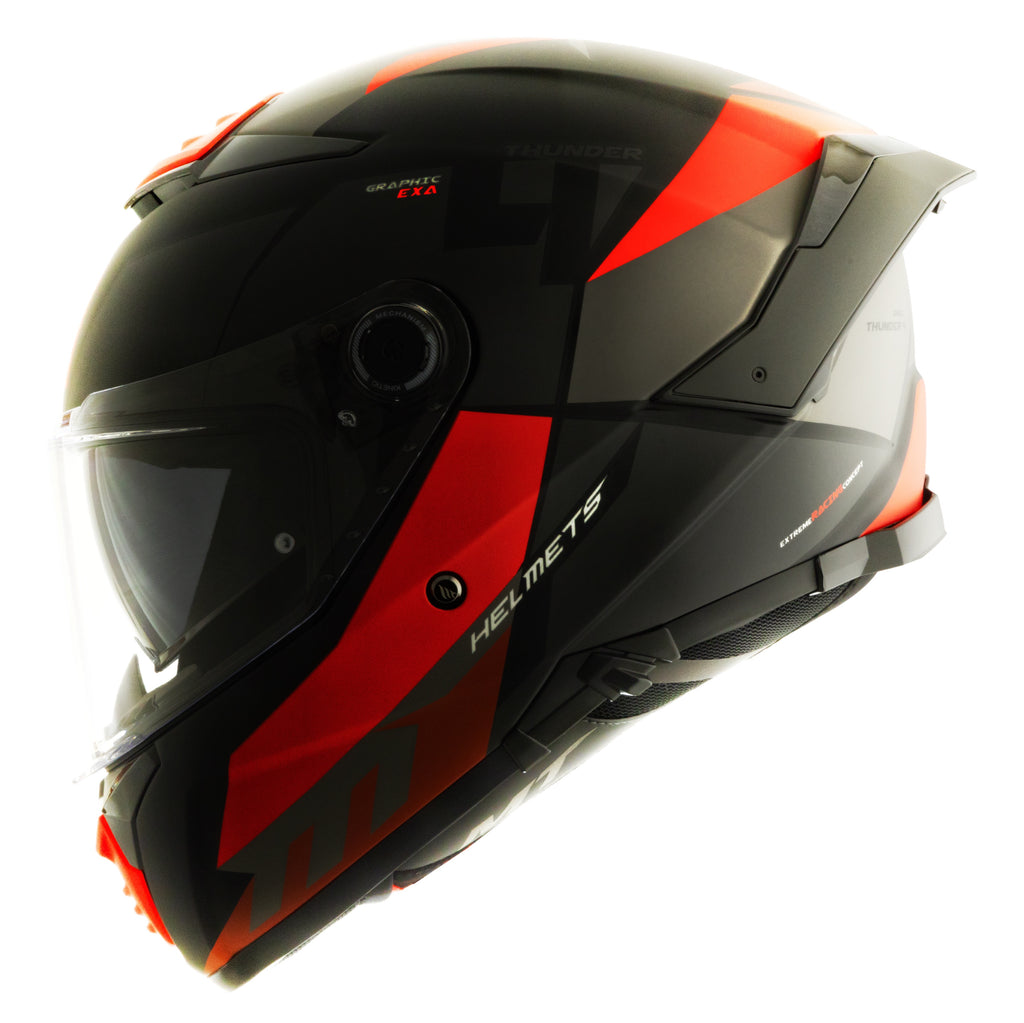 Casco MT Helmets Thunder 4 SV Exa A5 Rojo Mate + Pinlock Incluido