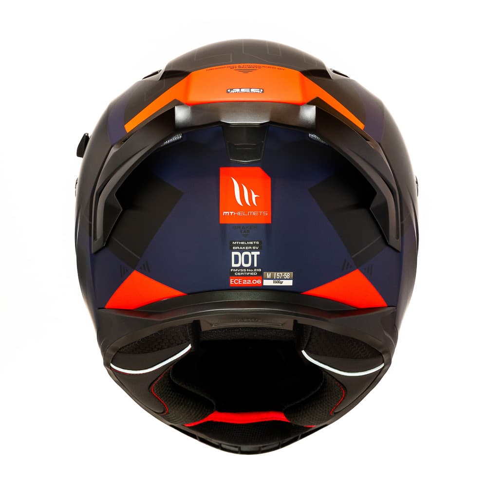 Casco MT Helmets Braker SV E5 Lab Rojo Mate