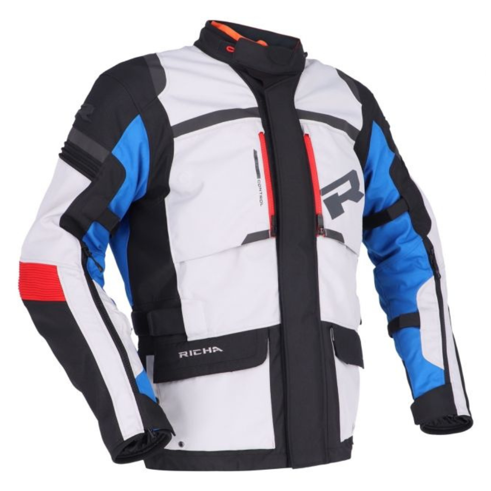 Chaqueta para Moto Richa Chaqueta Brutus Gore-Tex Azul/Roja - XXL