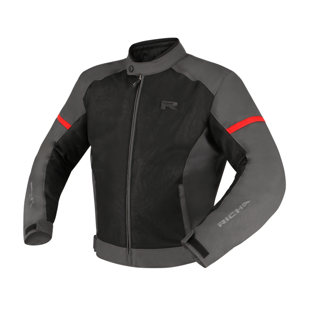 Chaqueta para Moto Richa Auyan WP Dark Grey - S
