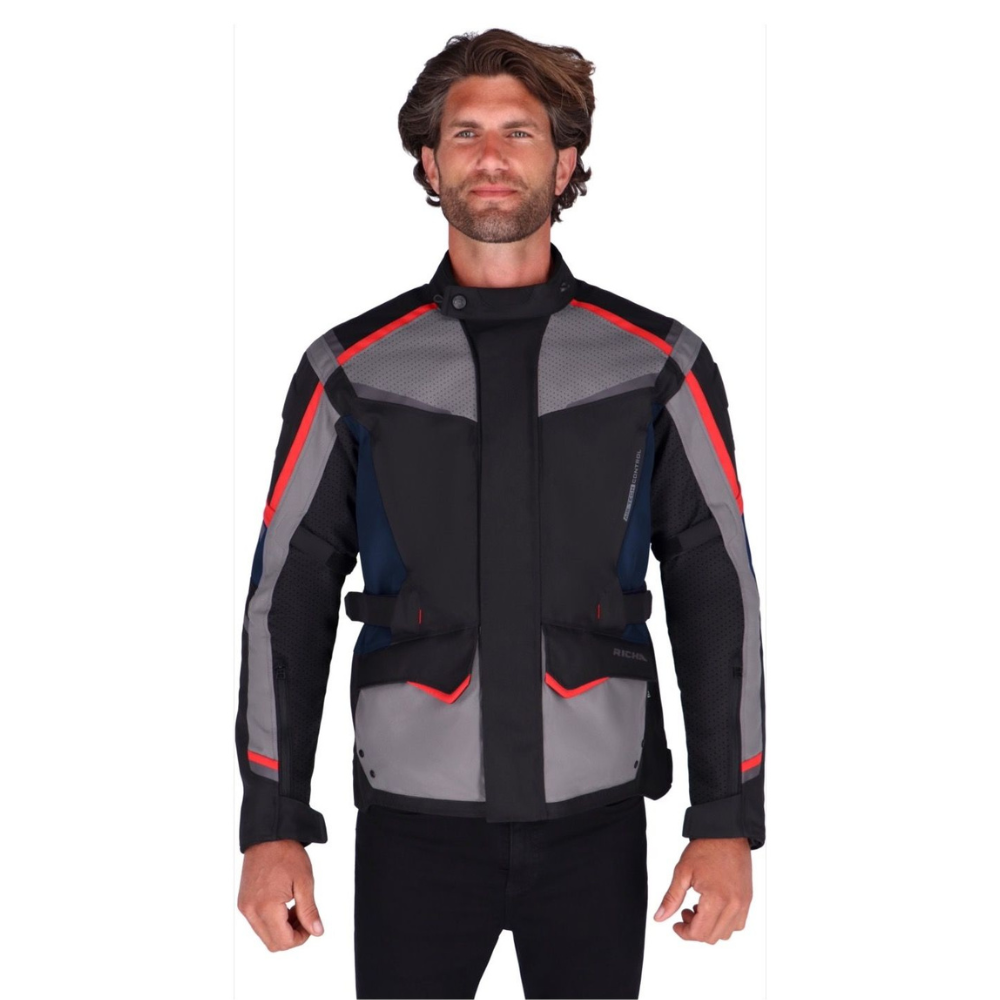 Chaqueta para Moto Richa Tundra Blue Hombre – Bikesport Chile