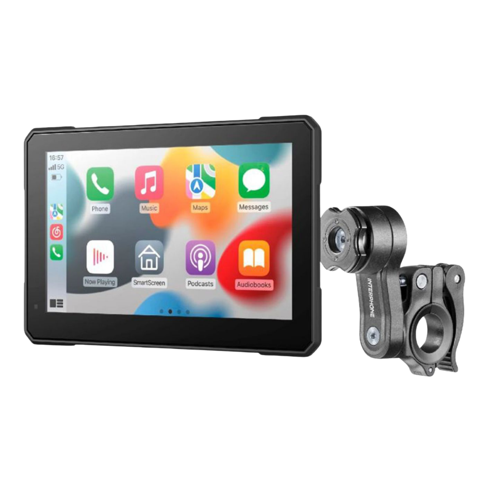 Interphone Pantalla Apple Carplay/Android Moto Essential 7 pulgadas