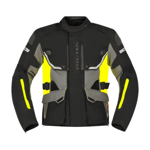 Chaqueta para Moto Richa Infinity 3 Pro Black Yellow- Hombre