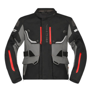 Chaqueta para Moto Richa Infinity 3 Pro Black Grey- Hombre