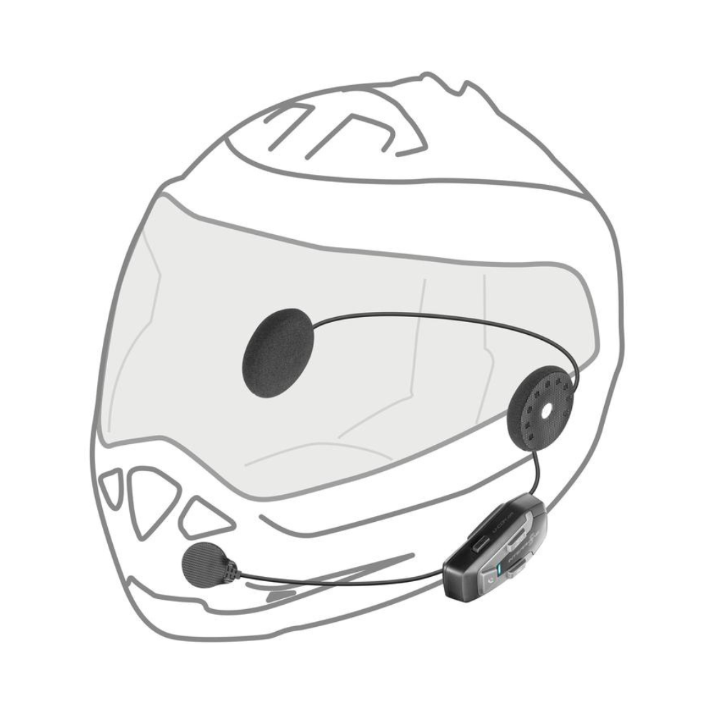 Intercomunicador para Moto Interphone UCOM6R Doble