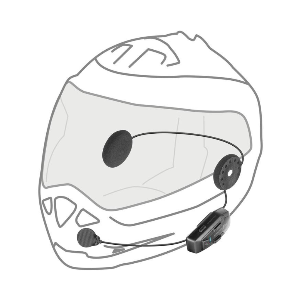 Intercomunicador para Moto Interphone UCOM7R Doble