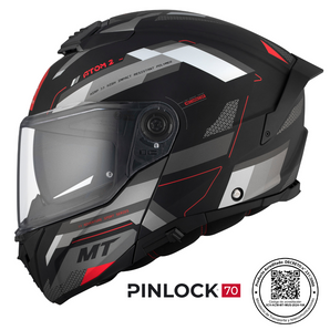 Casco de Moto MT Helmets Atom 2 SV Bast D5 Pinlock incluido