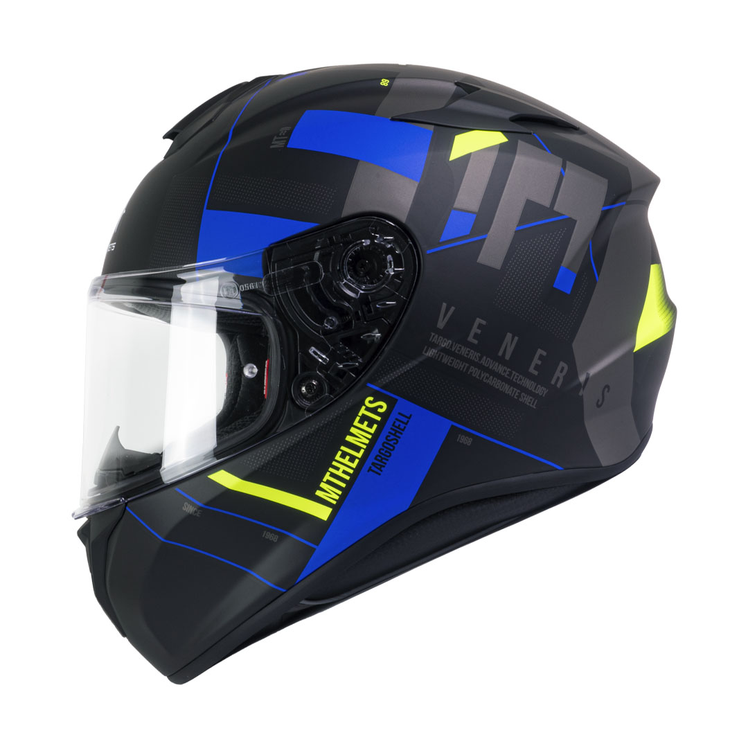 Casco de Moto MT Helmets Targo Veneris A1 Azul Mate - S