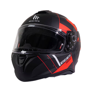 Casco de Moto MT Helmets Targo Veneris A4 Rojo Mate