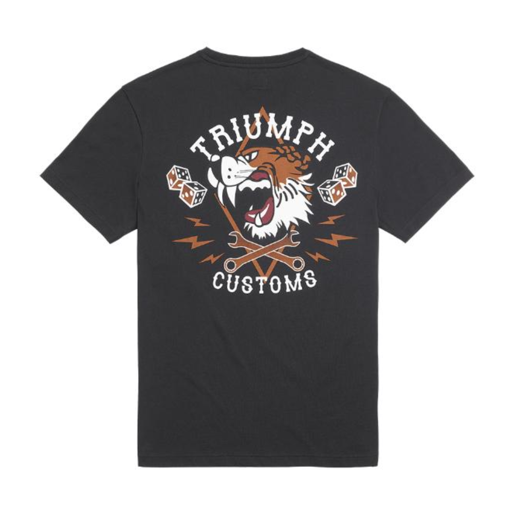 Polera Triumph Custom Negra