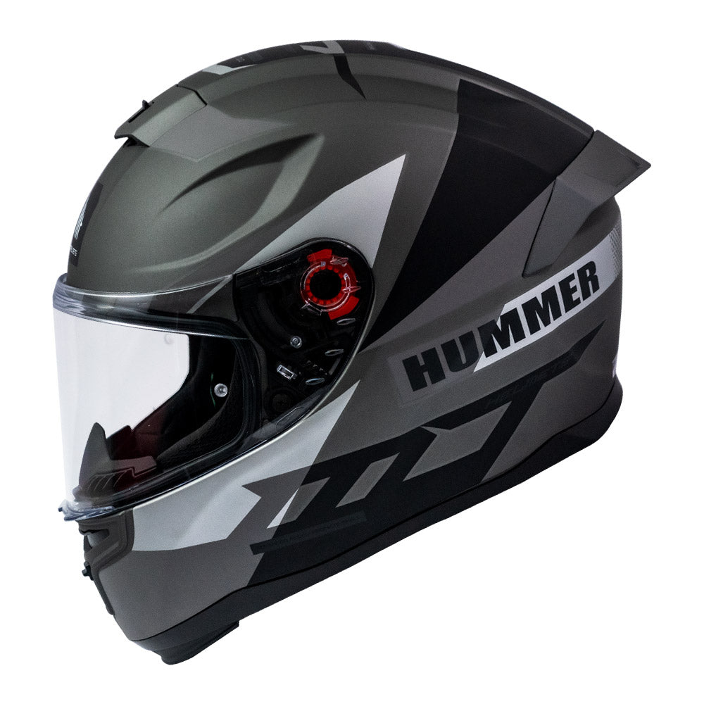 Casco de Moto MT Helmets Hummer Quo Titanium Mate