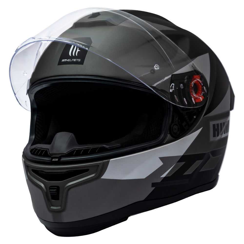 Casco de Moto MT Helmets Hummer Quo Titanium Mate