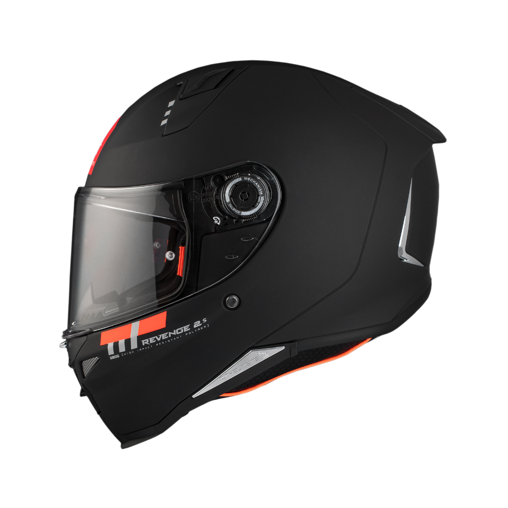 Casco de Moto MT Helmets - Revenge 2 S Black Matt – Bikesport Chile