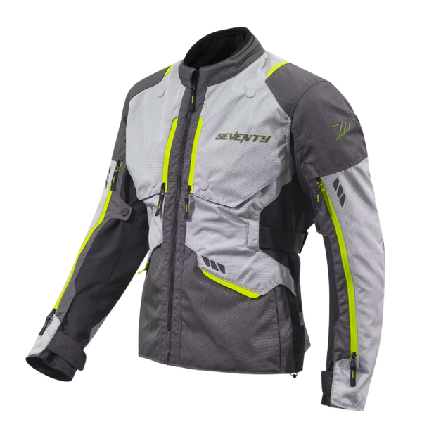 Chaqueta para Moto Seventy SD-JT67 Tanami Touring Negro/Gris