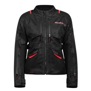 Chaqueta para Moto Seventy SD-JT67 Tanami Touring Negro/Rojo Hombre