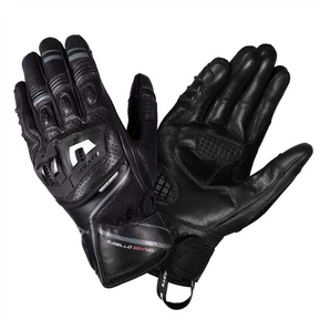 Guante para Moto Seventy SD-N30 Mugello Touring Negro/Gris Fluor Hombre