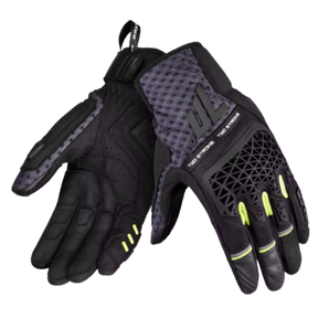 Guante para Moto Seventy SD-N60 Two Stroke Verano Negro/Gris/Amarillo Fluor Unisex