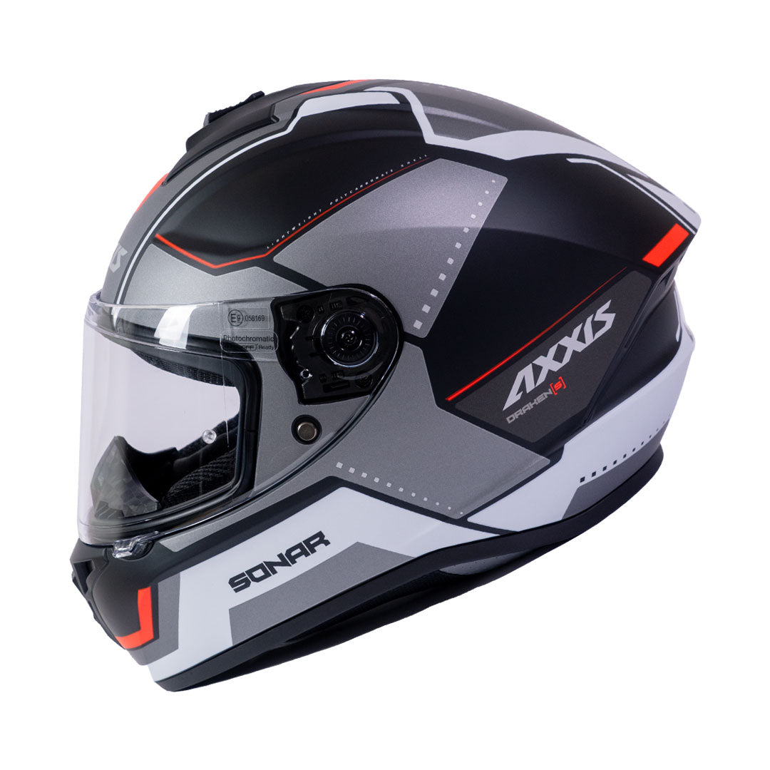 Casco Axxis FF112D draken MP4 C5 rojo mate