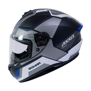 Casco de Moto Axxis Draken S Sonar B17 Azul