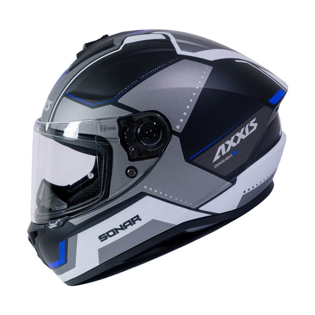 Casco Axxis draken frantic B5 red matte