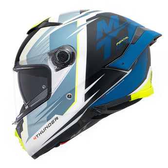 Casco Se4 Casco Yamaha Azul Casco De Moto MT Helmets Revenge Baye
