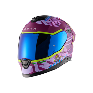 Casco Nexx Y.100R URBANGRAM AUBERGINE