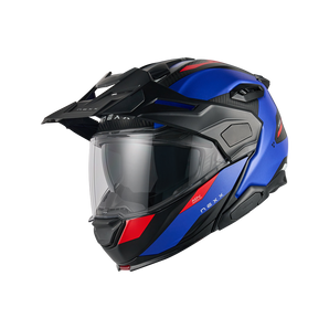 Casco Nexx X.LIFECOUNTRY TERRA BLUE.RED