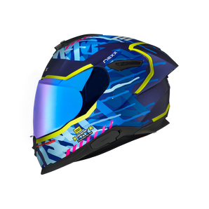 Casco Nexx Y.100R URBANGRAM INDIGO BLUE