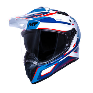 casco MT Track SV azul brillo